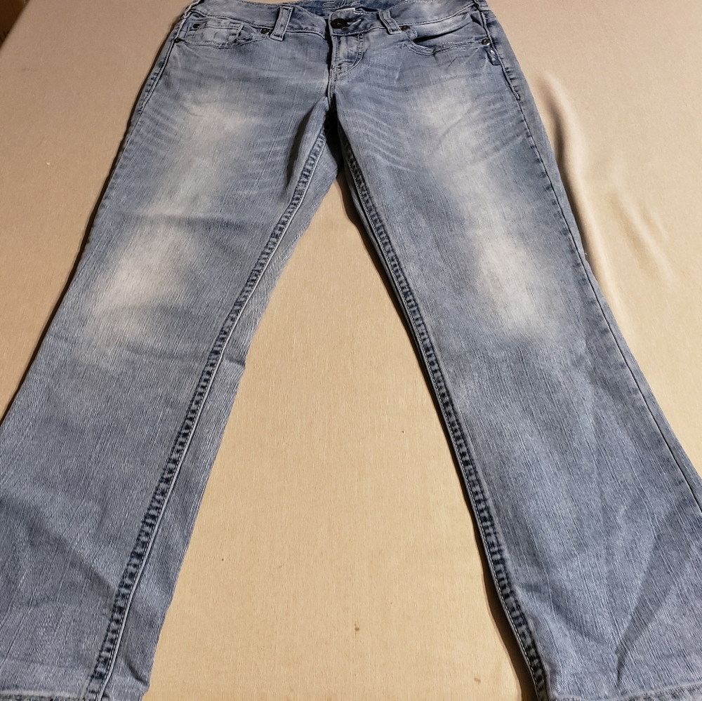 Women's Silver Suki Capris size 29 bin-k